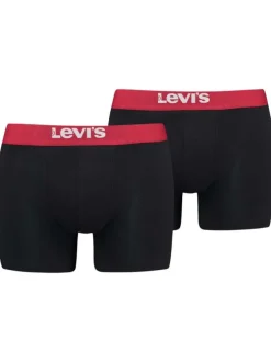 Lot de 2 Boxers noirs en coton biologique et avec une ceinture élastiquée