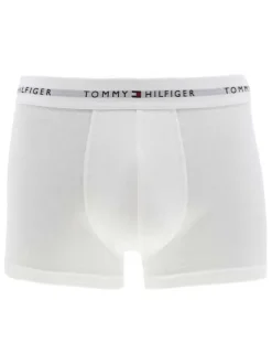 Lot de 3 Boxers trunks en coton biologique mélangé multicolores unis