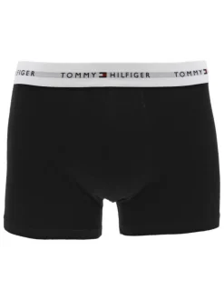 Lot de 3 Boxers trunks en coton biologique mélangé multicolores unis