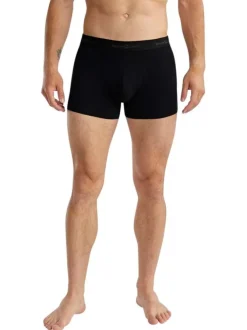 Lot de deux boxers classiques en coton multicolores unis pourvu d'une coupe slim