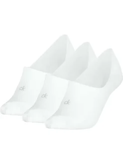 Lot de 3 paires de chaussettes blanches unies tailles basses