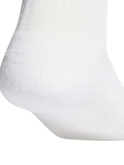 Lot de 3 paires de chaussettes hautes blanches pourvues du logo de la marque