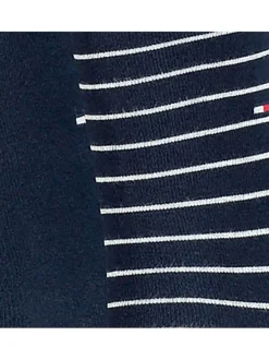 Lot de 2 paires de chaussettes hautes en coton mélangé marine coupe haute
