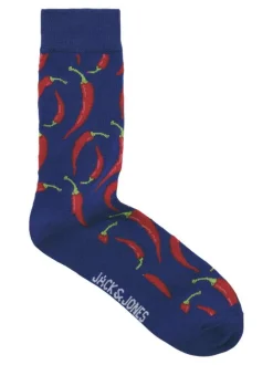 Lot de 3 paires de chaussettes hautes multicolores à motifs avec une coupe haute