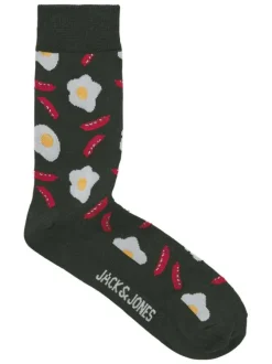 Lot de 3 paires de chaussettes hautes multicolores à motifs avec une coupe haute