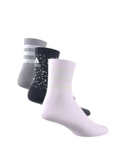 Lot de 3 paires de chaussettes hautes multicolores à motif étoile