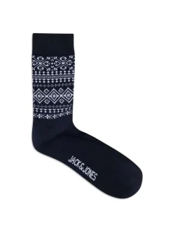 Lot de 5 paires de chaussettes JACFROST multicolores avec imprimés abstraits