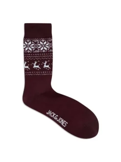 Lot de 5 paires de chaussettes JACFROST multicolores avec imprimés abstraits