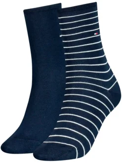 Lot de 2 paires de chaussettes marine coupe haute