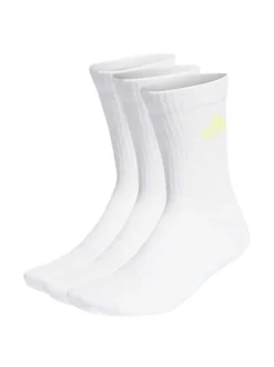 Lot de 3 paires de chaussettes mi-hautes blanches unies