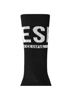 Lot de 3 paires de chaussettes noires en coton mélangé unies