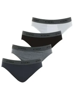 Lot de 4 slips multicolores en coton fantaisie
