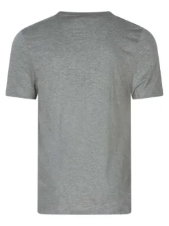 Lot de 3 T-shirts en coton unis à col rond et à manches courtes