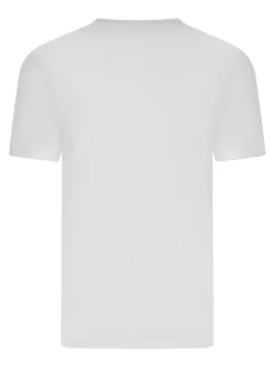 Lot de 3 T-shirts en coton unis à col rond et à manches courtes