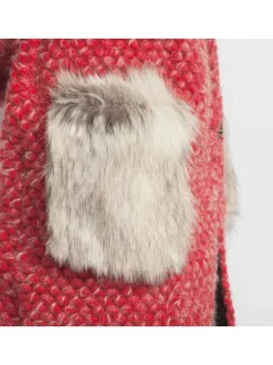 Manteau femme rouge tes