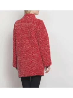 Manteau femme rouge tes