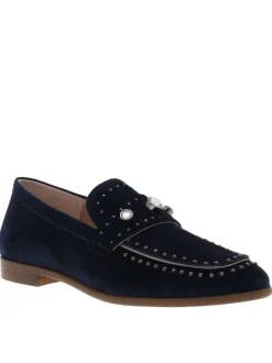 Mocassins femme bleu