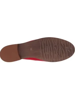 Mules femme rouge