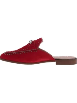Mules femme rouge