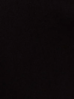 Nu-pieds noirs à semelle décrochée bas avec une boucle à ardillon