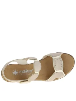 Nu-pieds/sandales femme beige