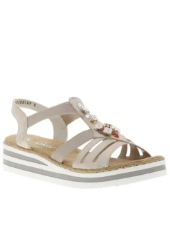 Nu-pieds/sandales femme blanc