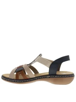 Nu-pieds/sandales femme bleu