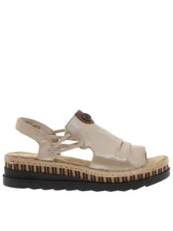 Nu-pieds/sandales femme gris