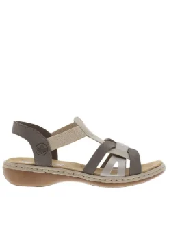 Nu-pieds/sandales femme marron