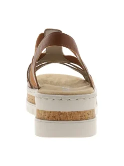Nu-pieds/sandales femme marron