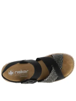 Nu-pieds/sandales femme noir