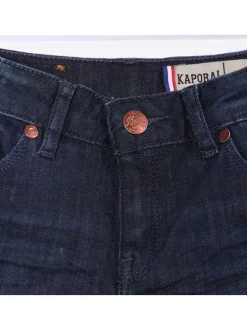 Pantacourt fille bleu