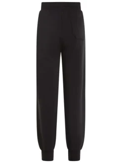 Pantalon de jogging en coton régénératif noir avec une coupe relaxed