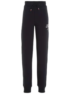 Pantalon jogging en coton en transition marine uni coupe slim