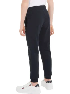Pantalon jogging en coton en transition marine uni coupe slim