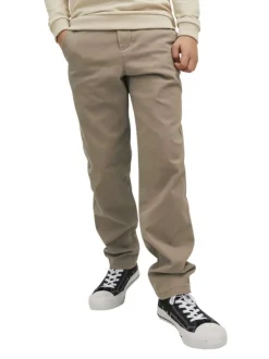 Pantalon Marco Dave en coton chocolat imprimé généraliste coupe chino
