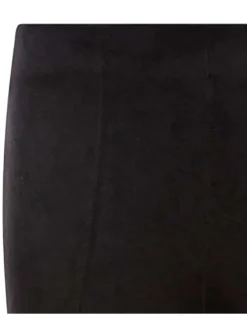 Pantalon Pjeg noir uni effet daim coupe skinny