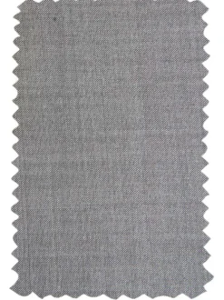 Pantalon ajusté de costume gris clair chiné avec poches plaquées