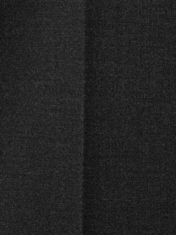 Pantalon Chino anthracite uni coupe ample pourvu de trois types de fermetures
