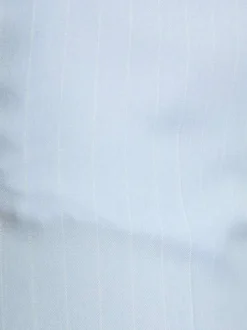 Pantalon chino ciel pourvu d'une fermeture par zip et bouton