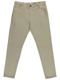 Pantalon Chino Daytona en coton beige à coupe slim et poches plaquées