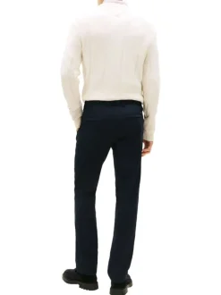 Pantalon chino Denton marine pourvu d'une coupe slim et de poches plaquées