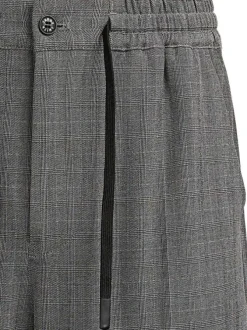 Pantalon chino gris anthracite à imprimé prince de galle et à coupe regular fit