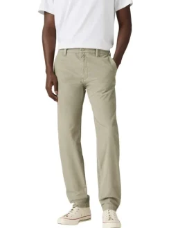 Pantalon Chino Xx Chino Std en coton beige uni avec une coupe droite