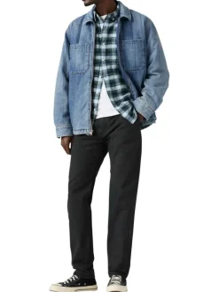 Pantalon Chino Xx Chino Std Ii en coton anthracite uni avec une coupe droite