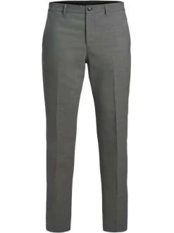 Pantalon de costume Solaris gris uni coupe slim
