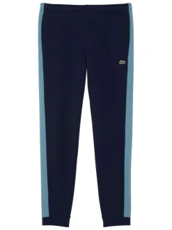 Pantalon de jogging en coton tricolore avec une coupe regular fit