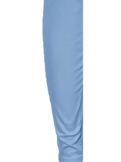 Pantalon Vmhot Seven ciel en coton mélangé uni coupe skinny avec 5 poches