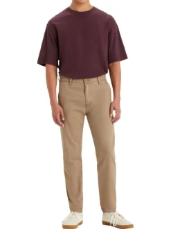 Pantalon XX Chino Std II en coton sable uni avec une coupe slim