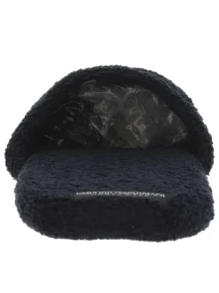 Pantoufles marine en coton éponge